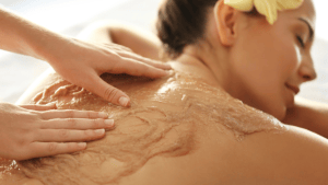 boreh herbal compress during a Balinese massage